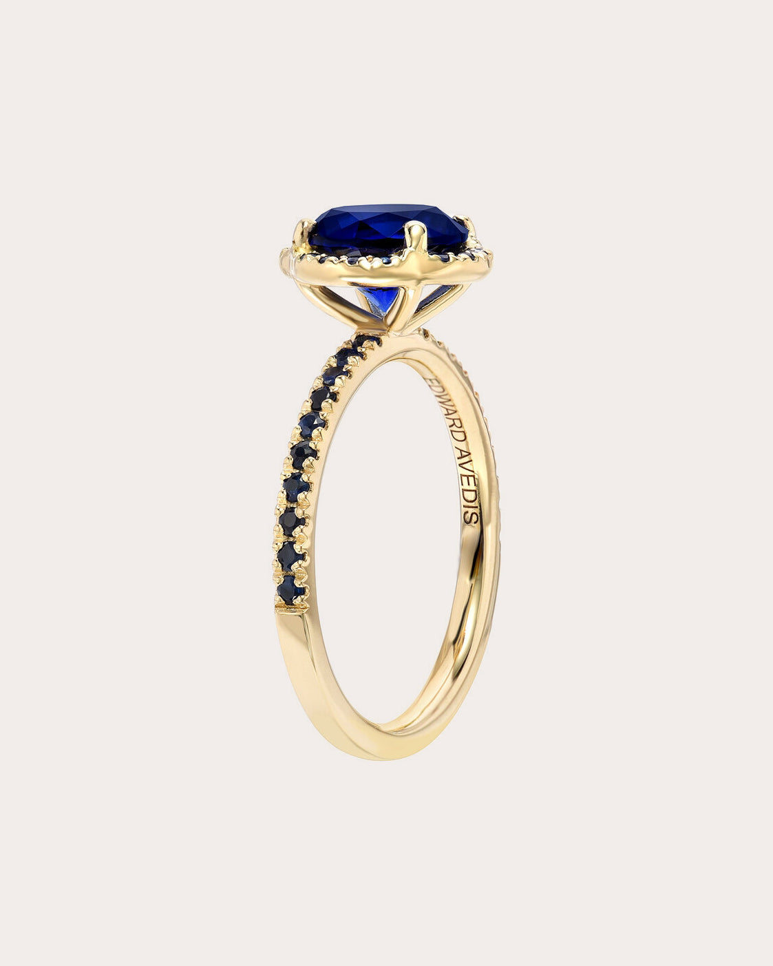Astra 18K Gold Sapphire Ring