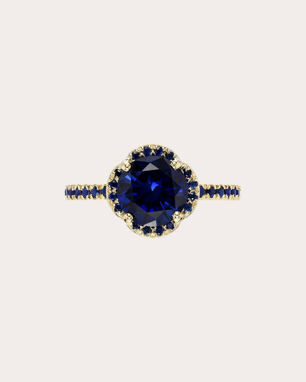Astra 18K Gold Sapphire Ring