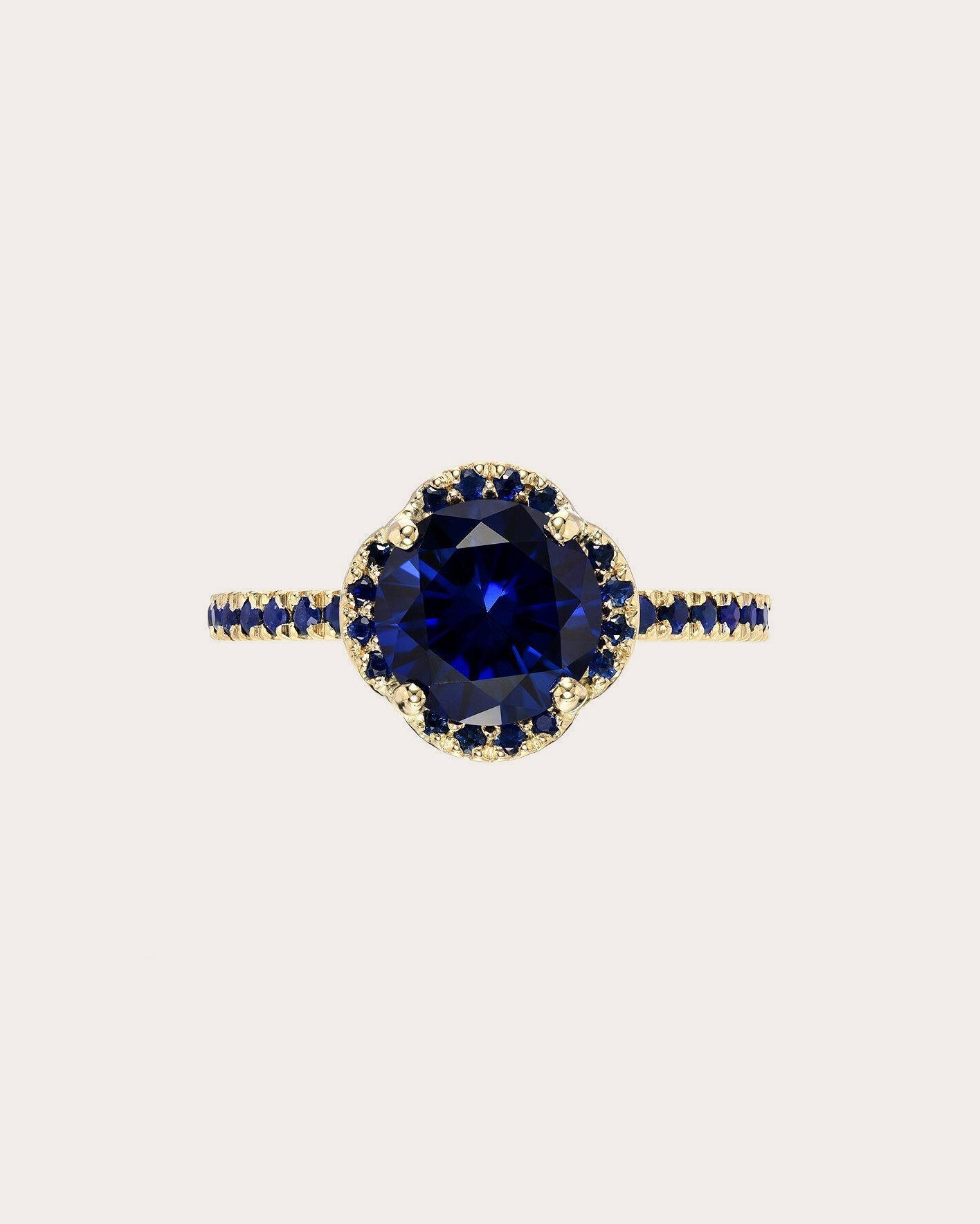 Astra 18K Gold Sapphire Ring