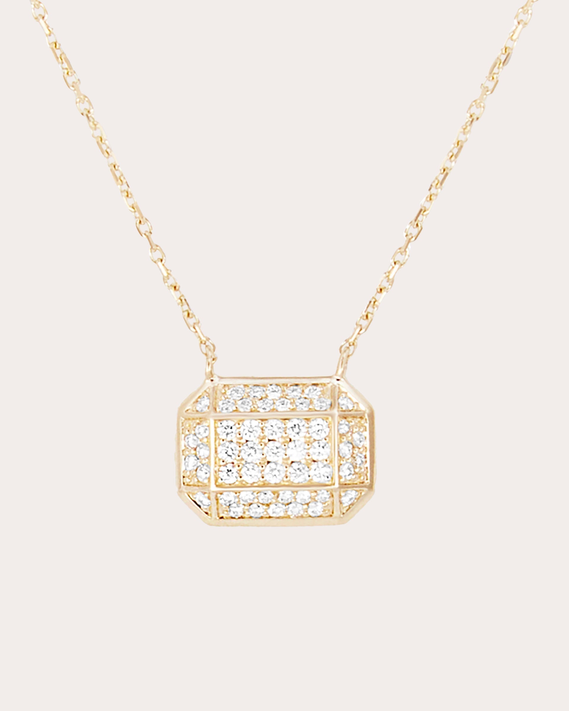 Spark 14K Gold Diamond Pendant Necklace