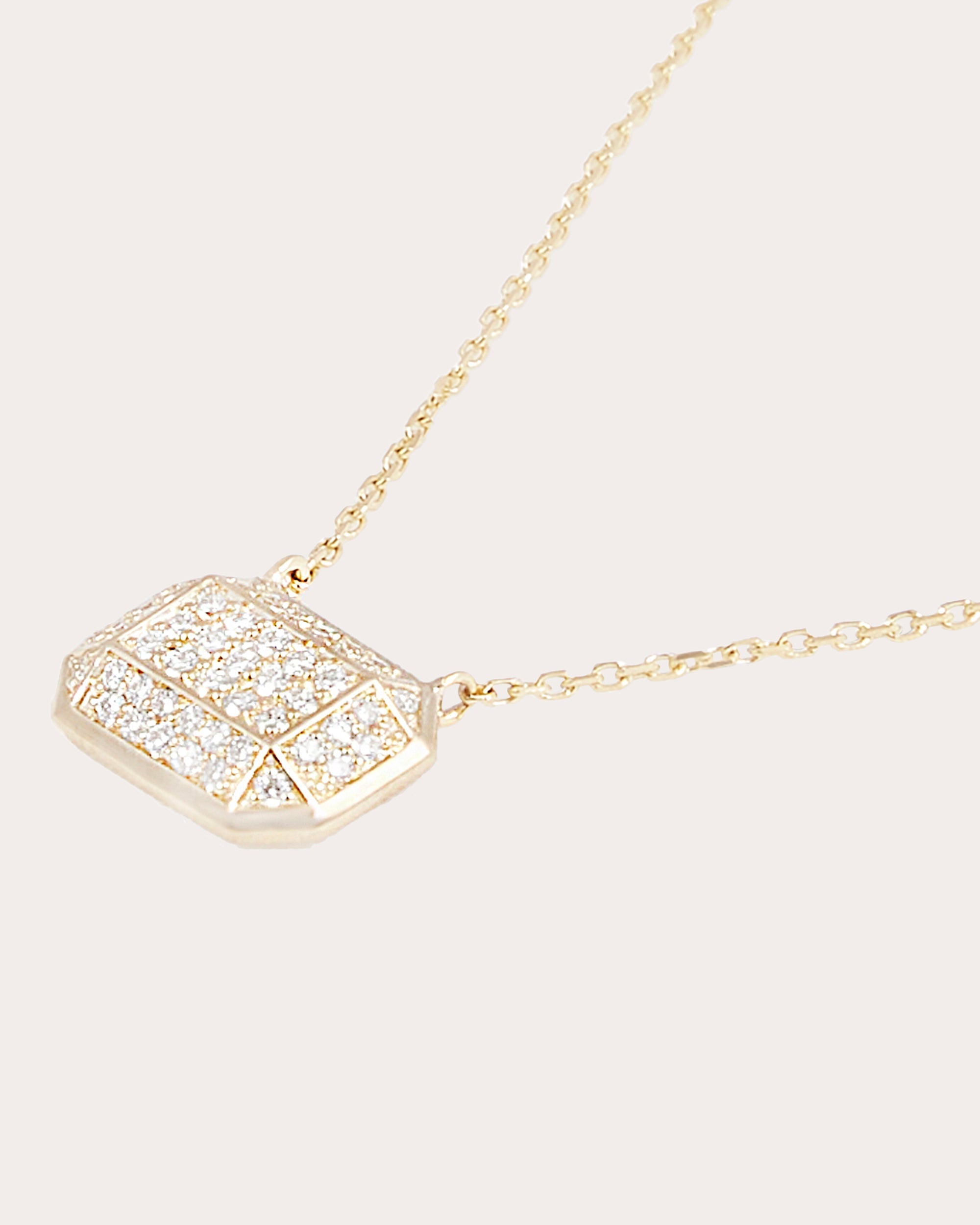 Spark 14K Gold Diamond Pendant Necklace
