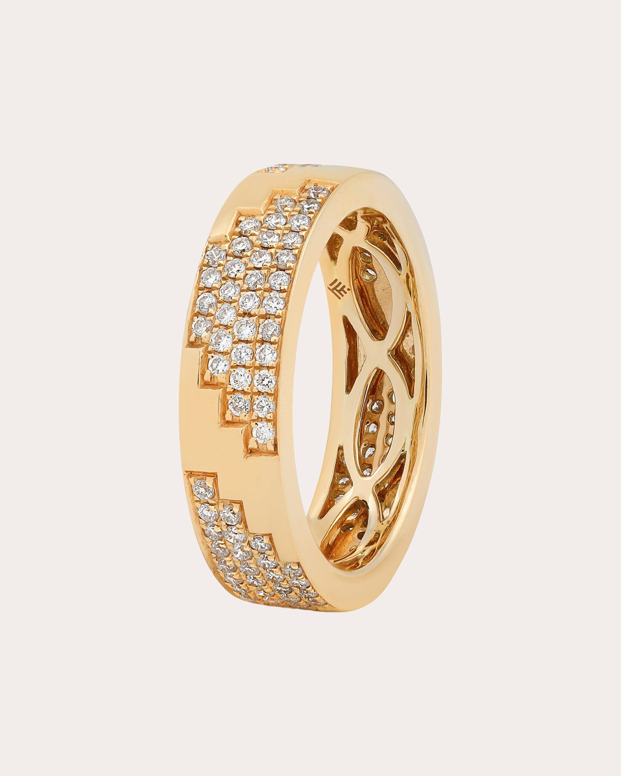 Azteca 18K Gold Diamond Eternity Ring