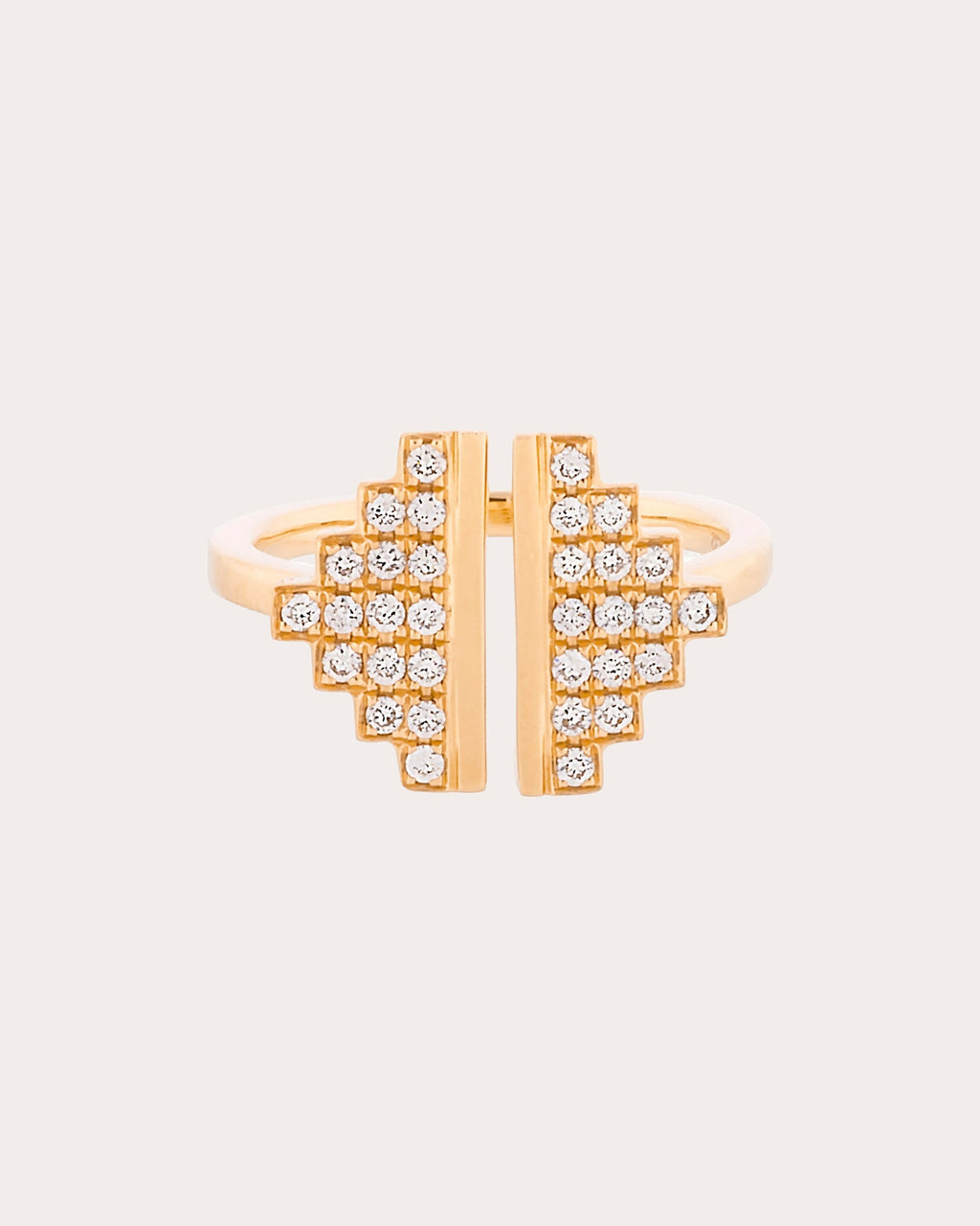Azteca 18K Gold Diamond Ring
