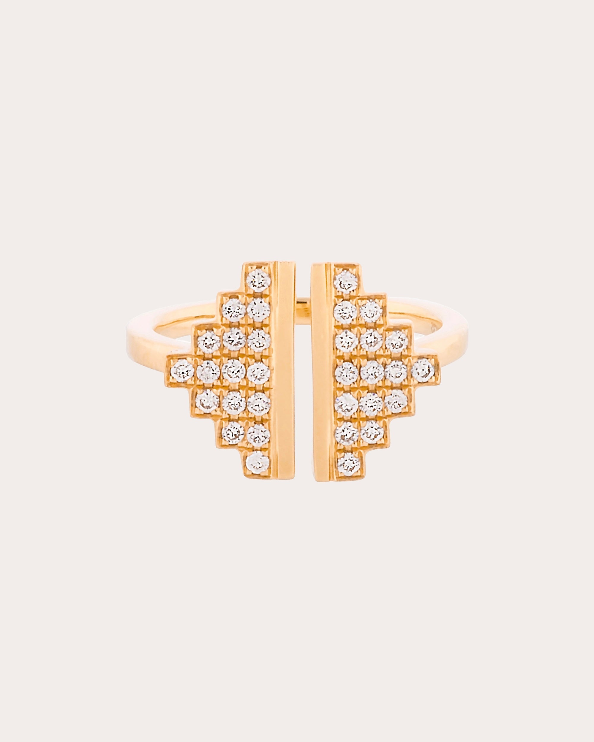 Azteca 18K Gold Diamond Ring
