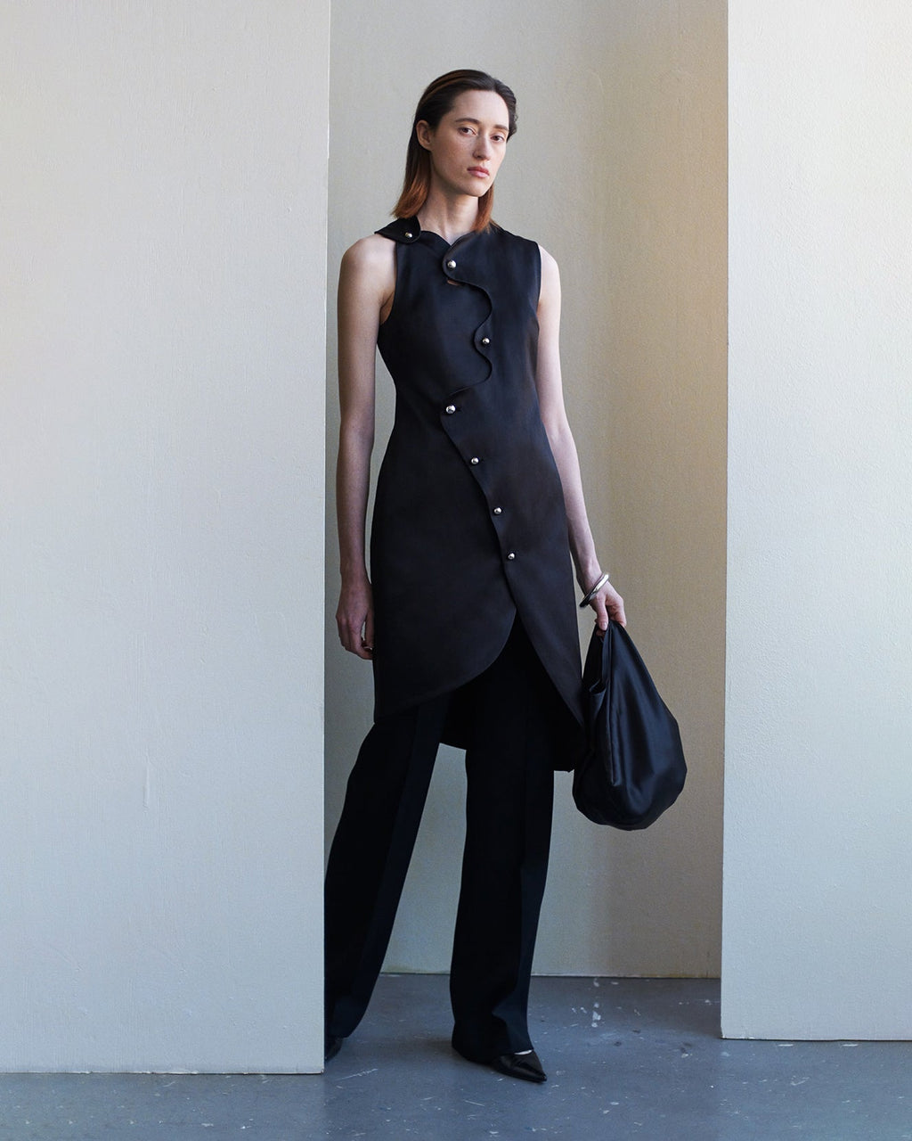 Petal Asymmetric Sheath Dress