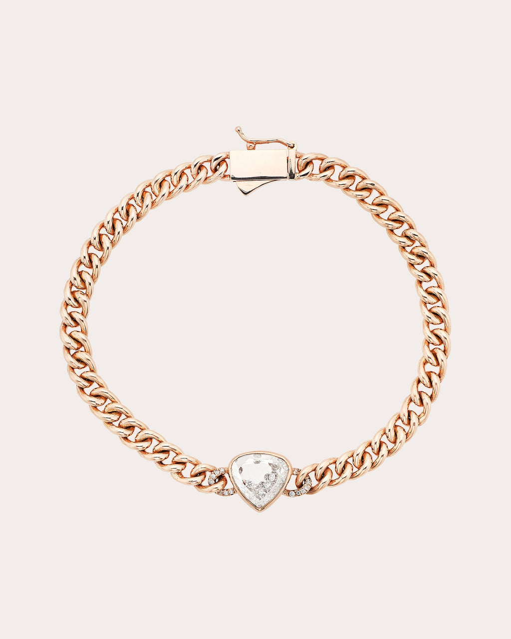 Unidinho 18K Gold Diamond Shaker Link Bracelet