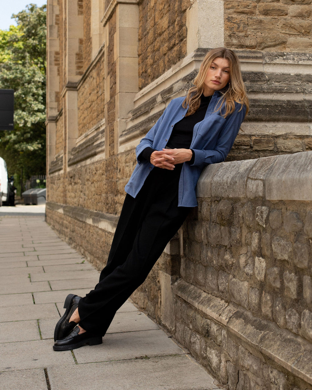 The Boyfriend Cotton-Poplin Shirt
