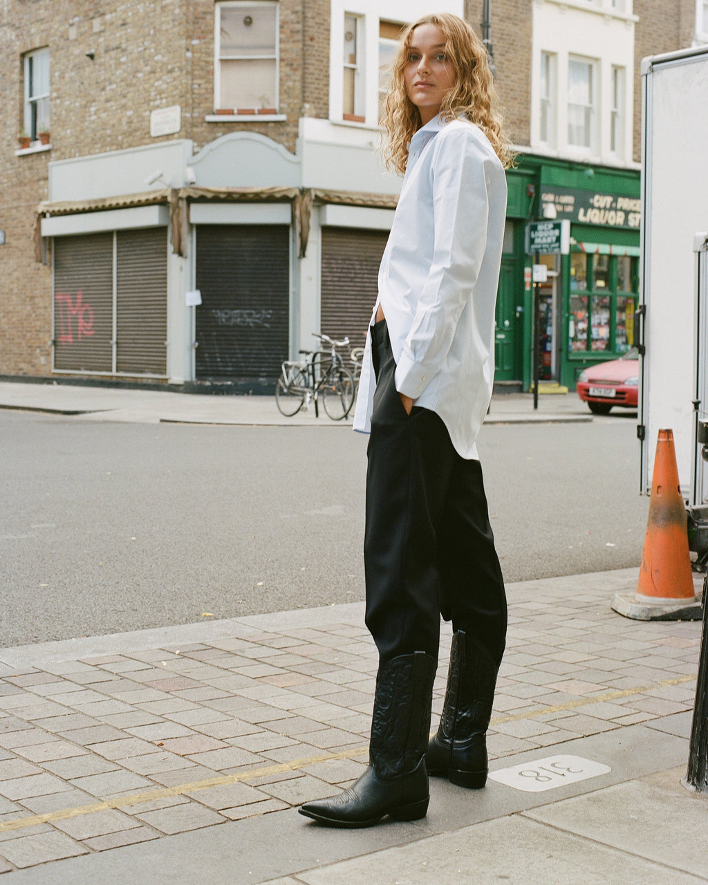 The Boyfriend Cotton-Poplin Shirt