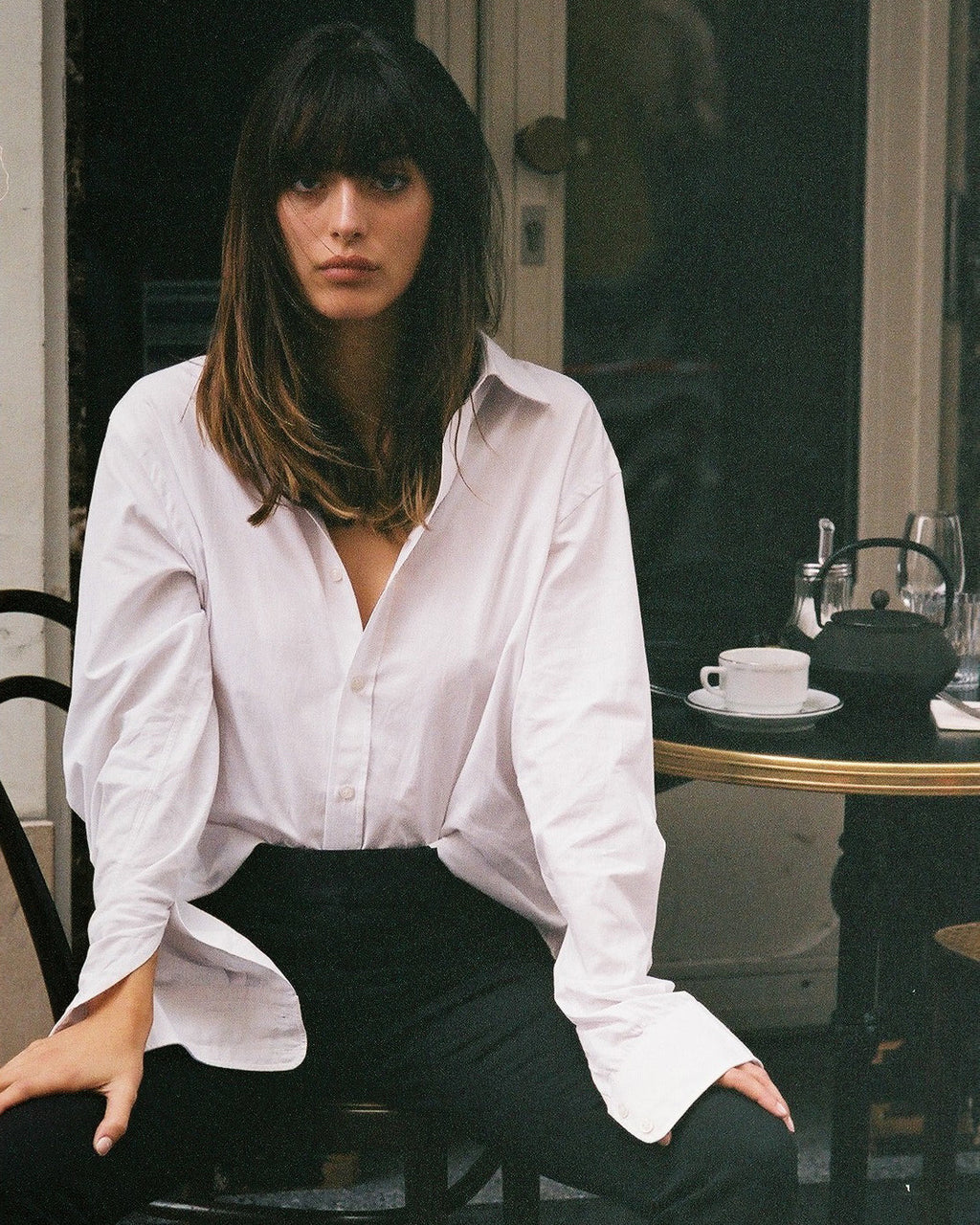 The Boyfriend Cotton-Poplin Shirt