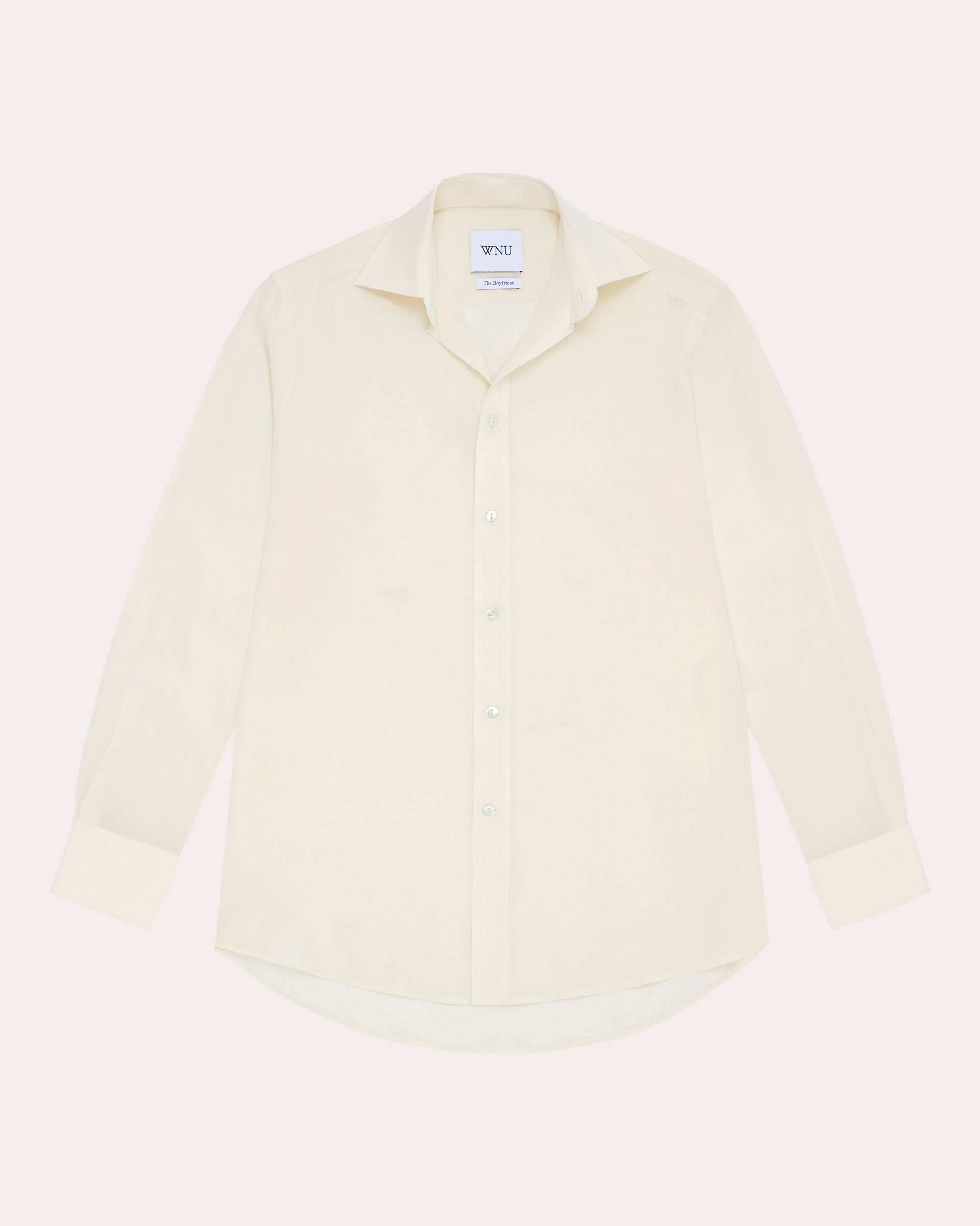 The Boyfriend Silk-Crepe Shirt