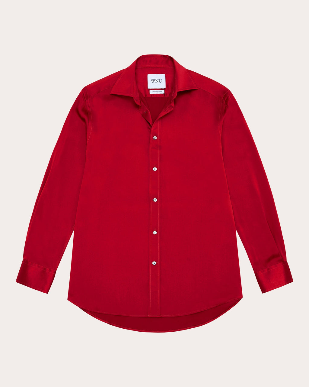 The Boyfriend Silk-Satin Shirt