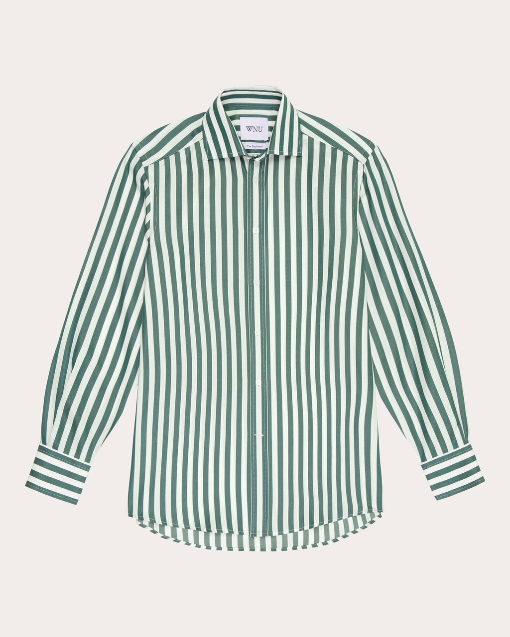 The Boyfriend Striped Tencel Shirt