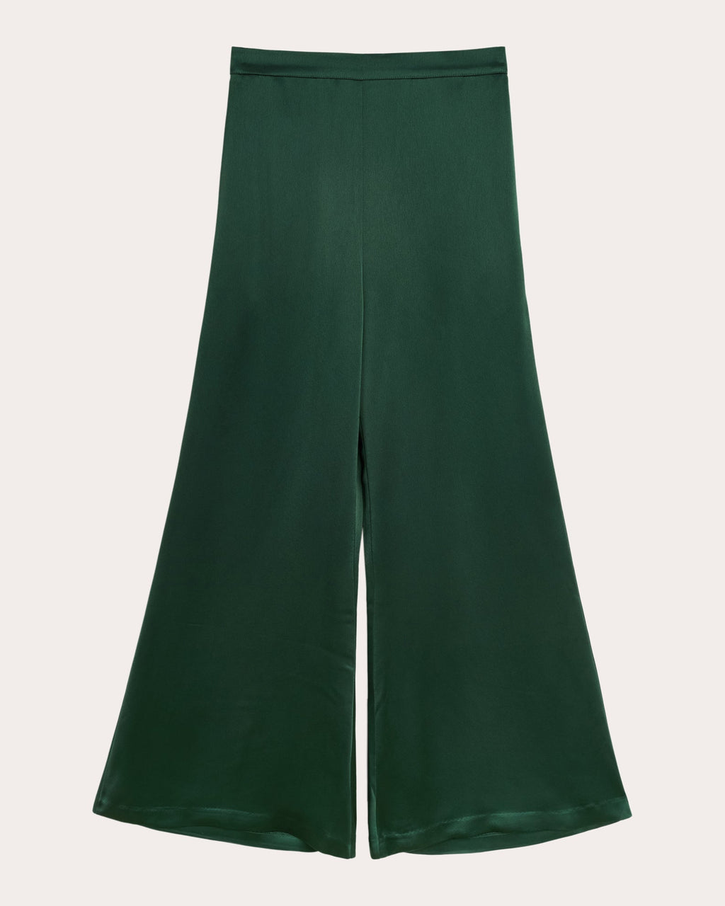 Lucee Shiny Wide-Leg Pants