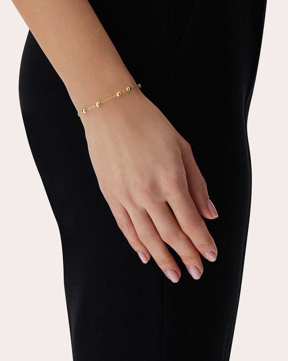 Soffia Boules 18K Gold Bracelet