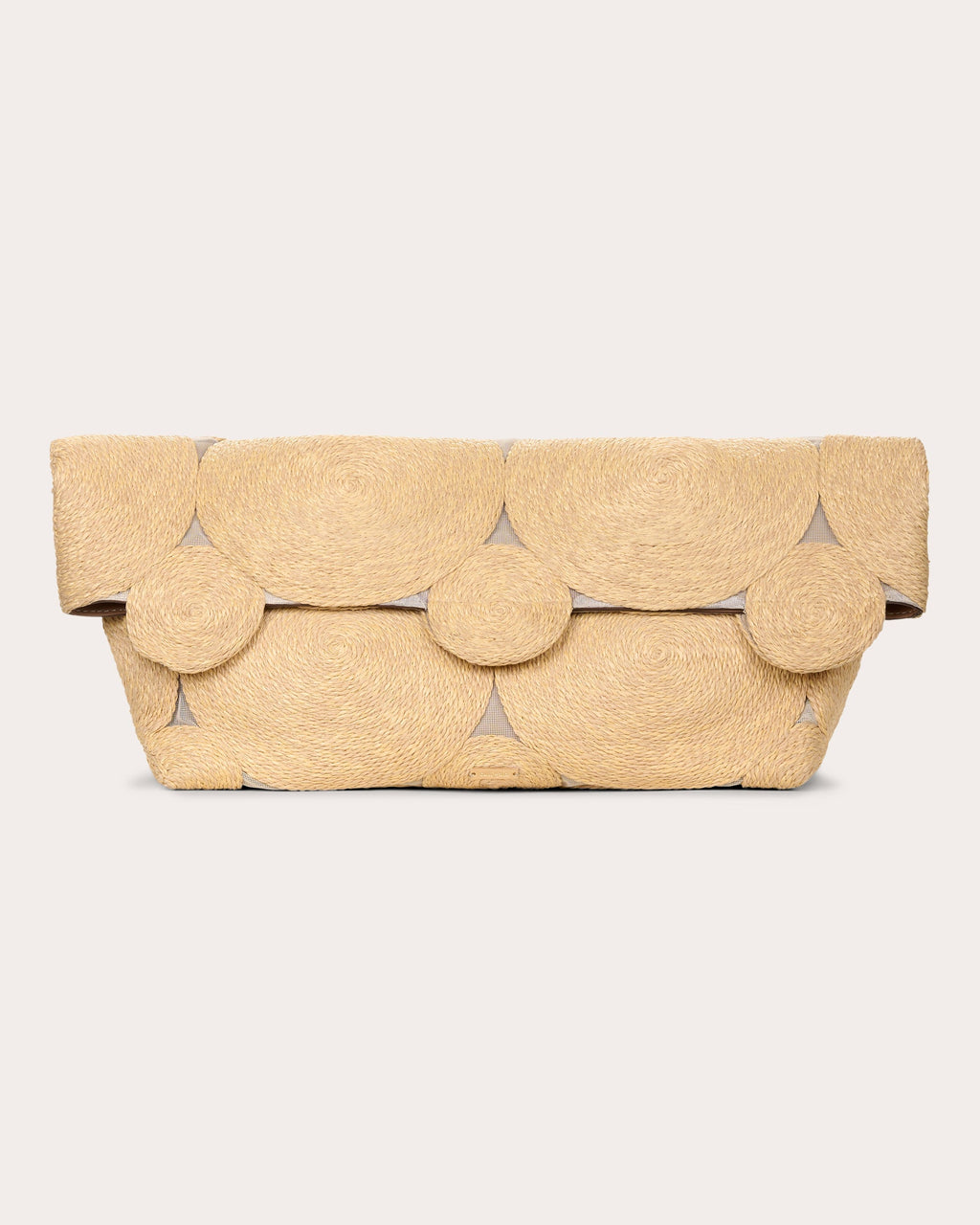 Brynn Embroidered Mesh Clutch