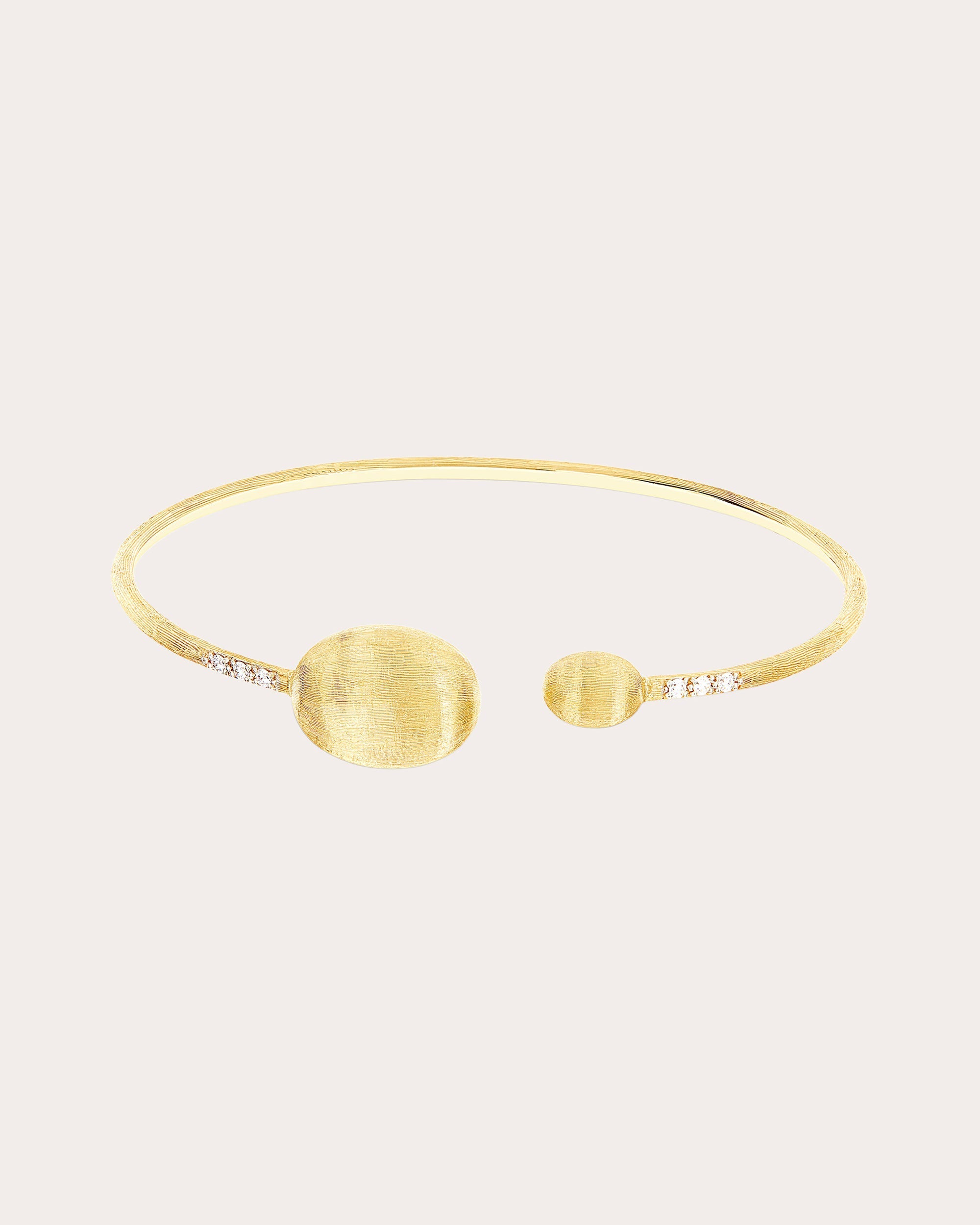 Elite 18K Gold Diamond Bangle