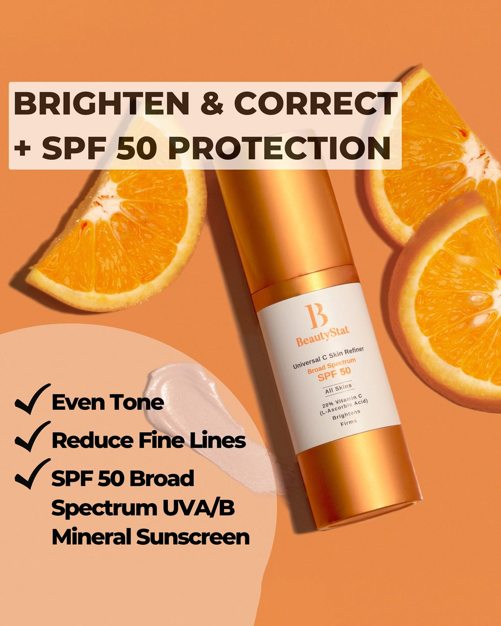 Universal C Skin Refiner Vitamin C Serum + SPF50 Mineral Sunscreen