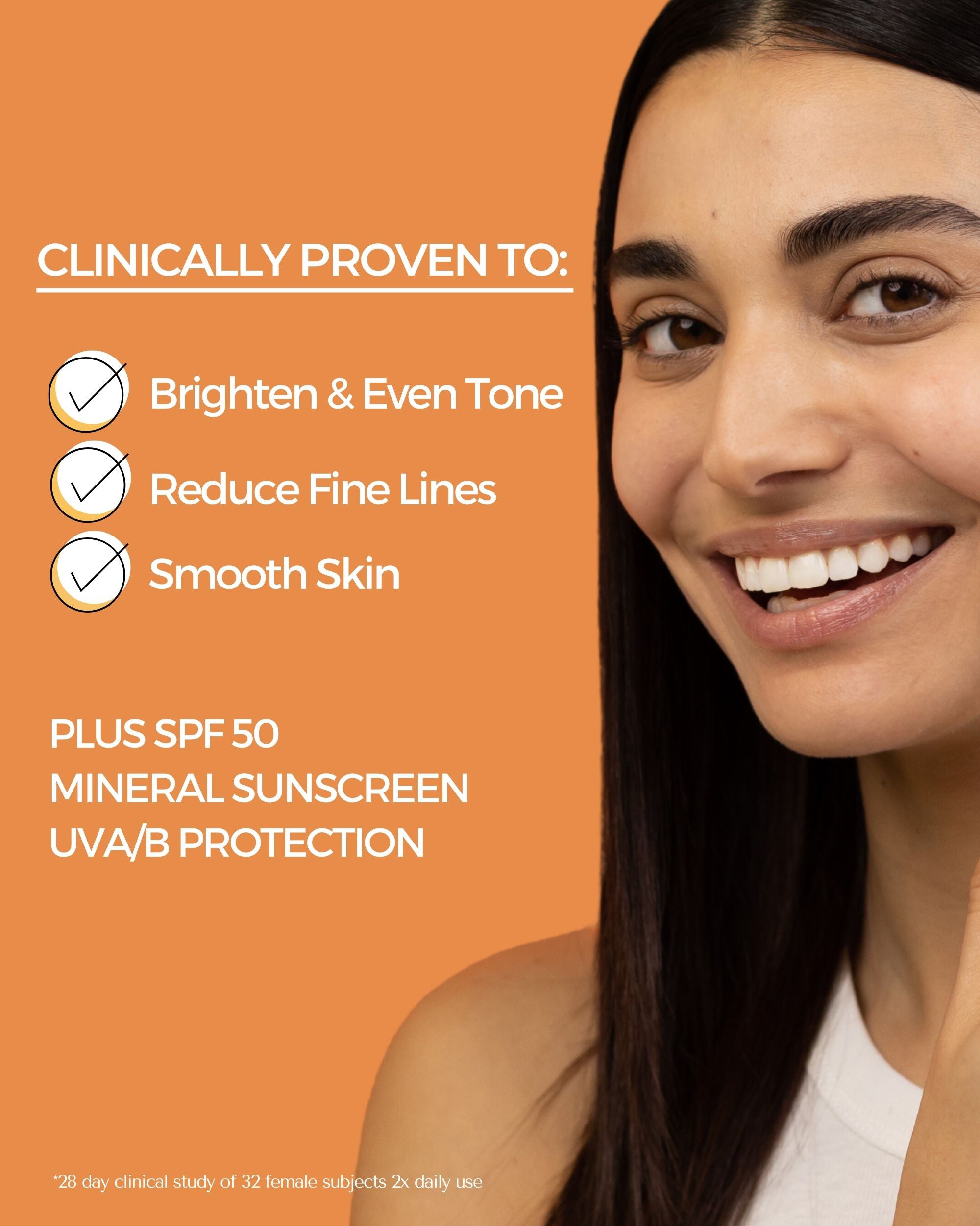Universal C Skin Refiner Vitamin C Serum + SPF50 Mineral Sunscreen