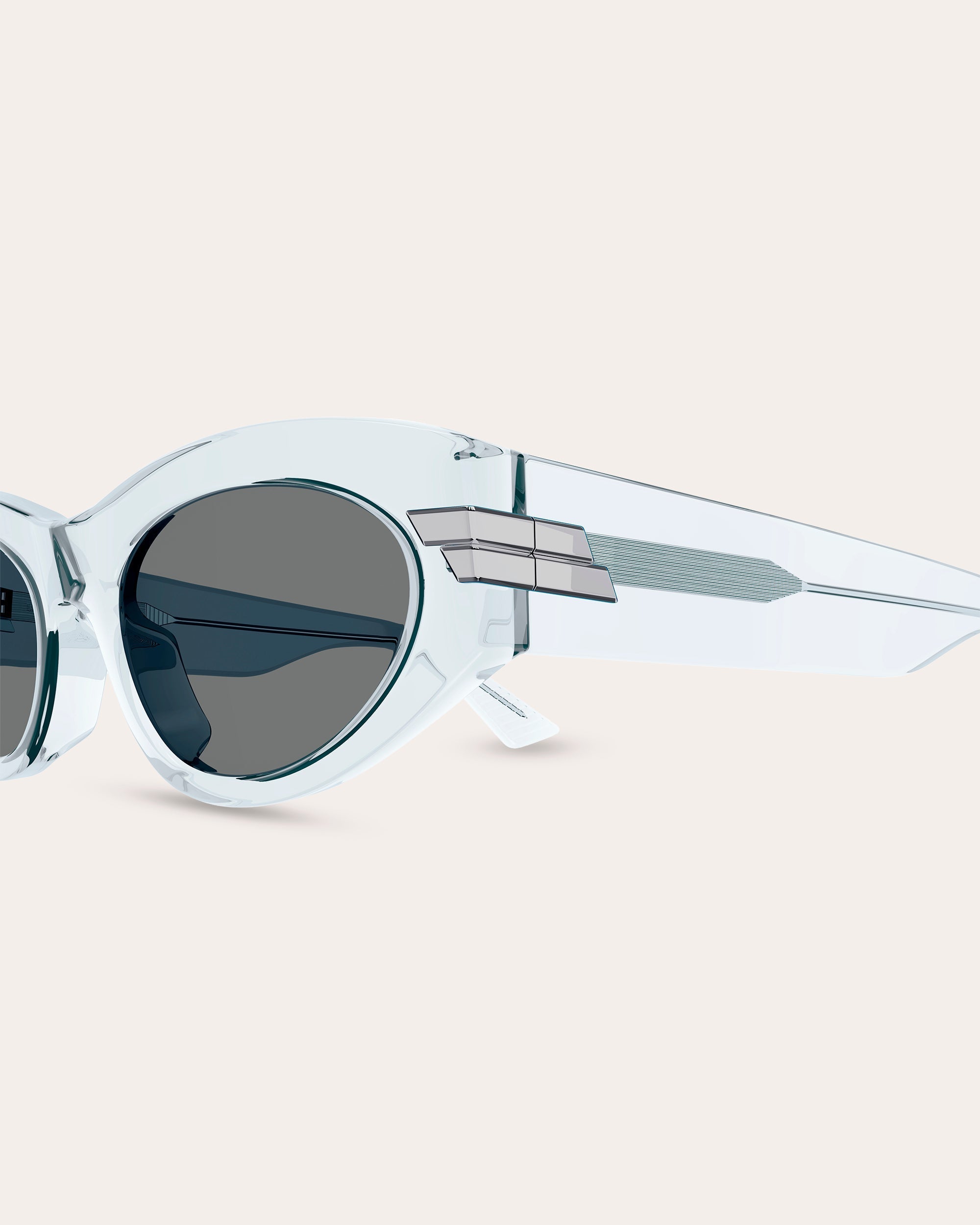 Transparent Cat-Eye Sunglasses