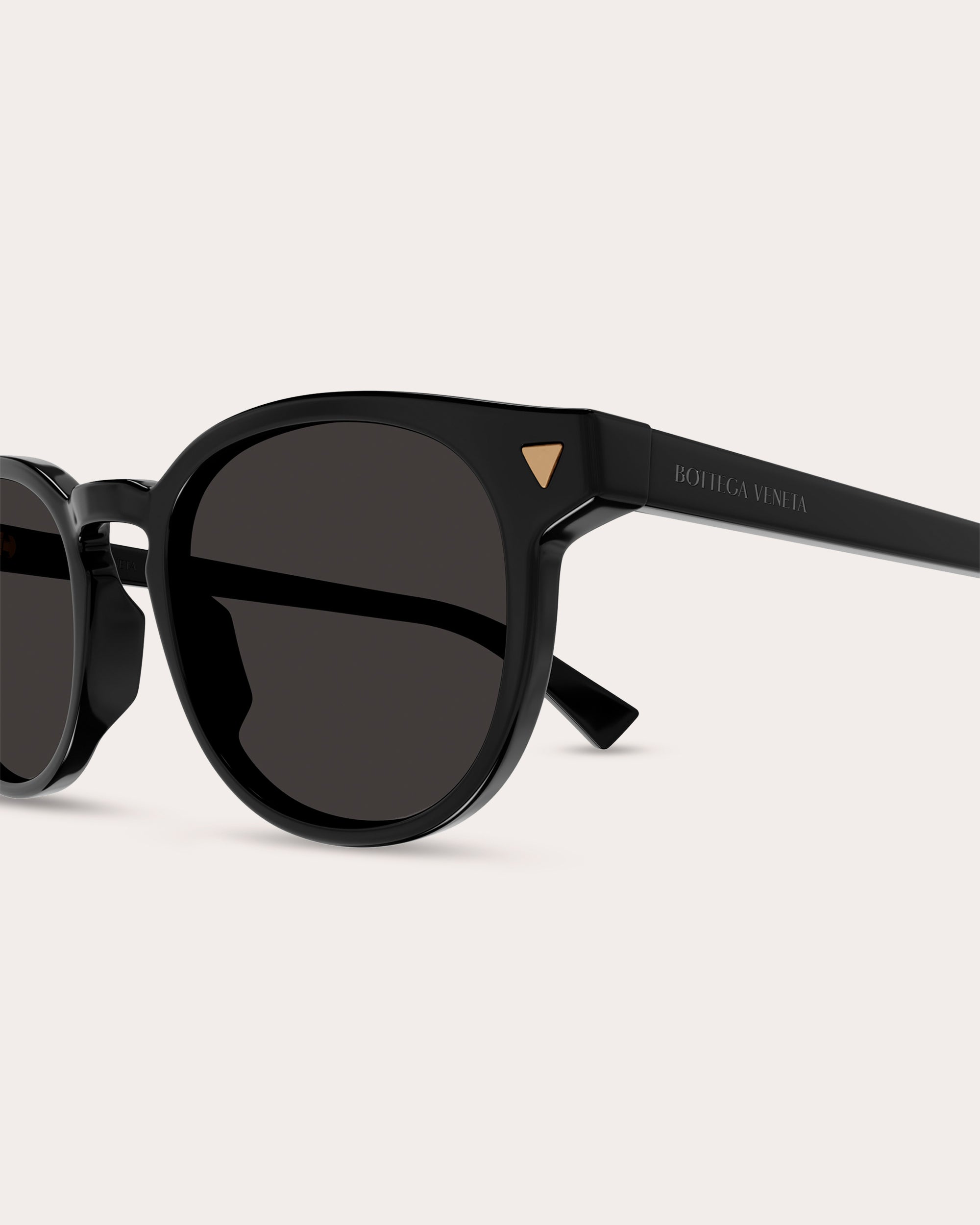 Triangle Round-Frame Acetate Sunglasses