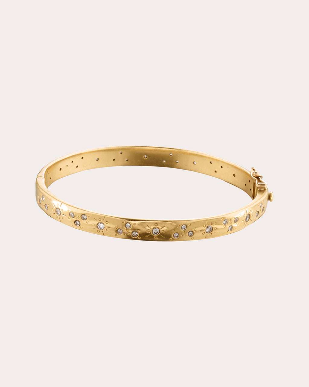 Fairy Dust 18K Gold Diamond Bangle
