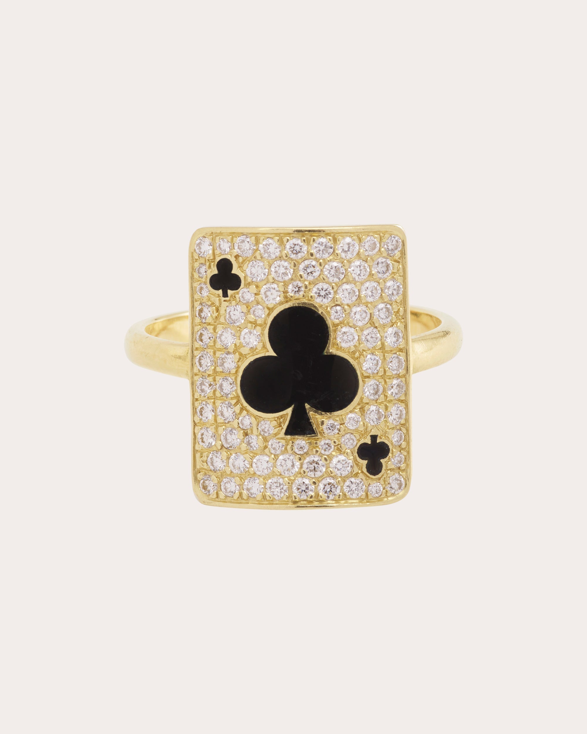 Harmonie 18K Gold Lacquer and Lab-Grown Diamond Pinky Ring