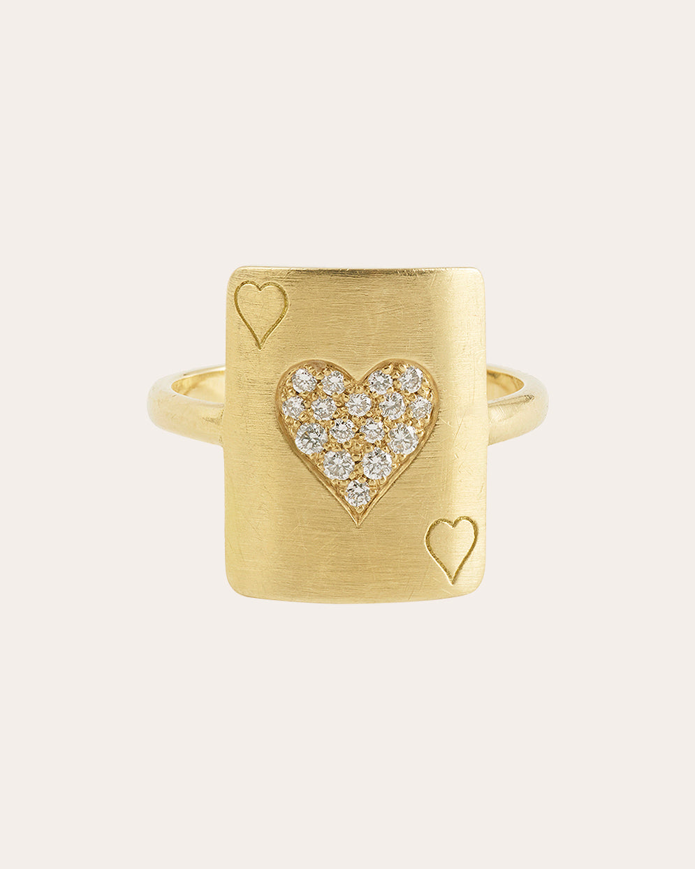 Âme 18K Gold and Lab-Grown Diamond Pinky Ring