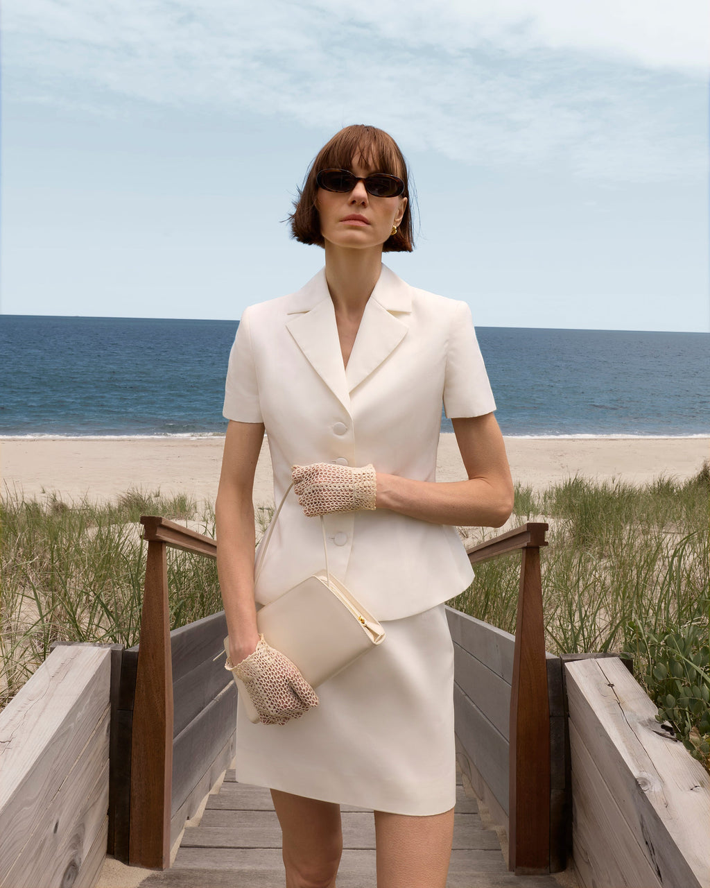 Bella Cotton-Silk Blend Jacket