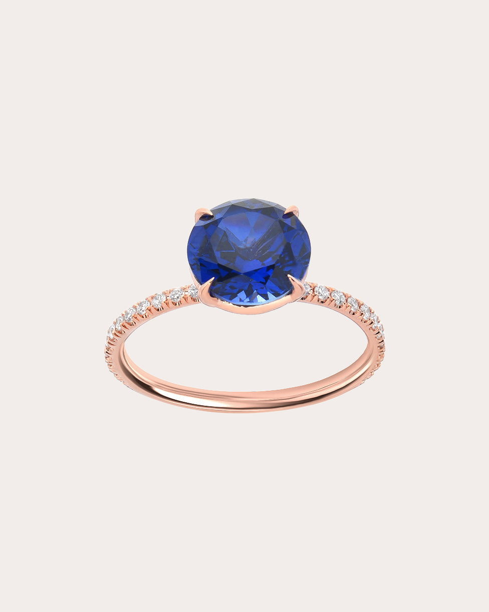 Bello 18K Gold Sapphire and Diamond Ring