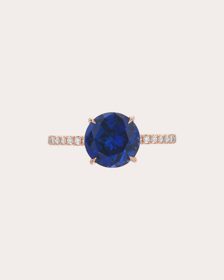 Bello 18K Gold Sapphire and Diamond Ring