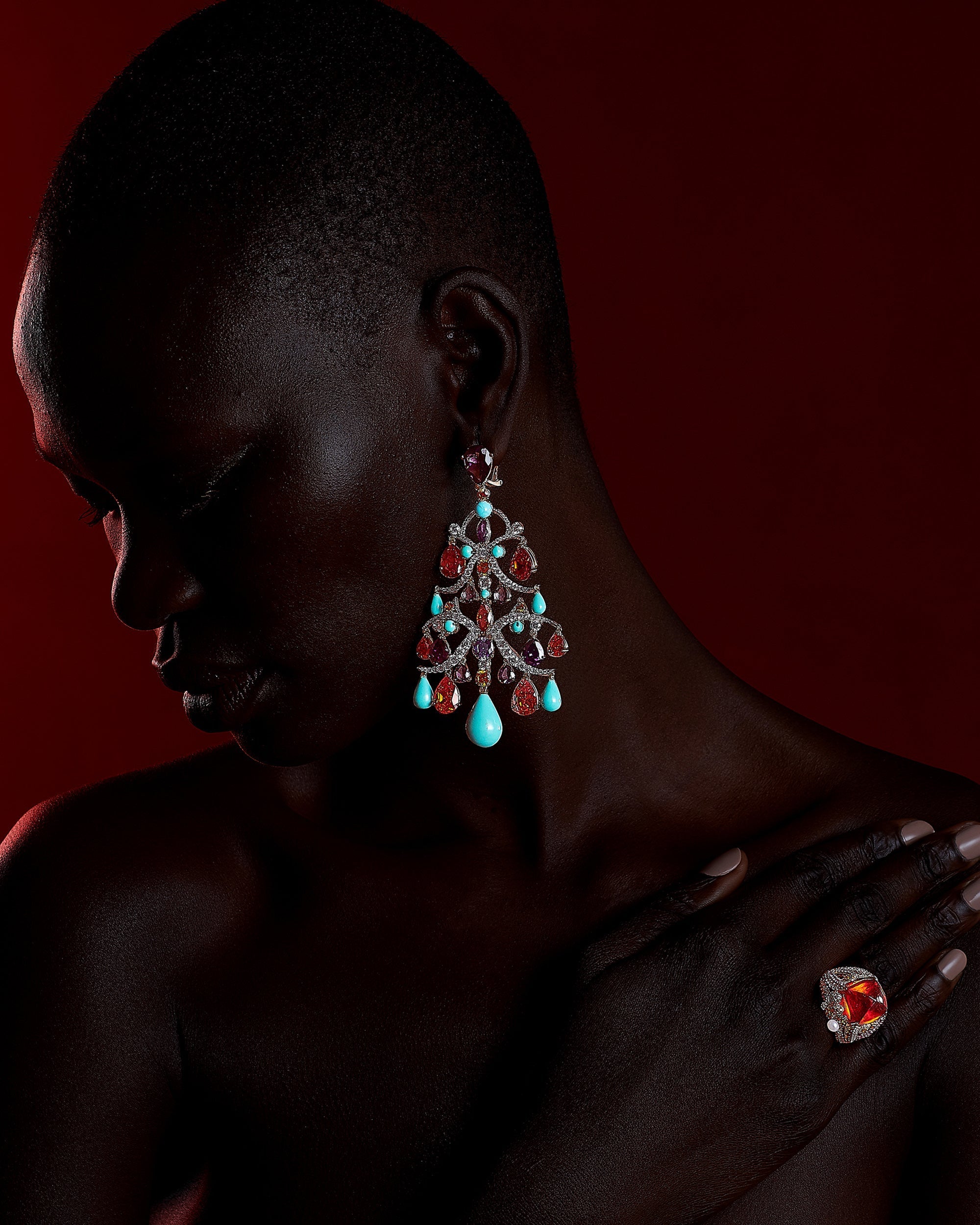 Imperial Ivy Chandelier Earrings