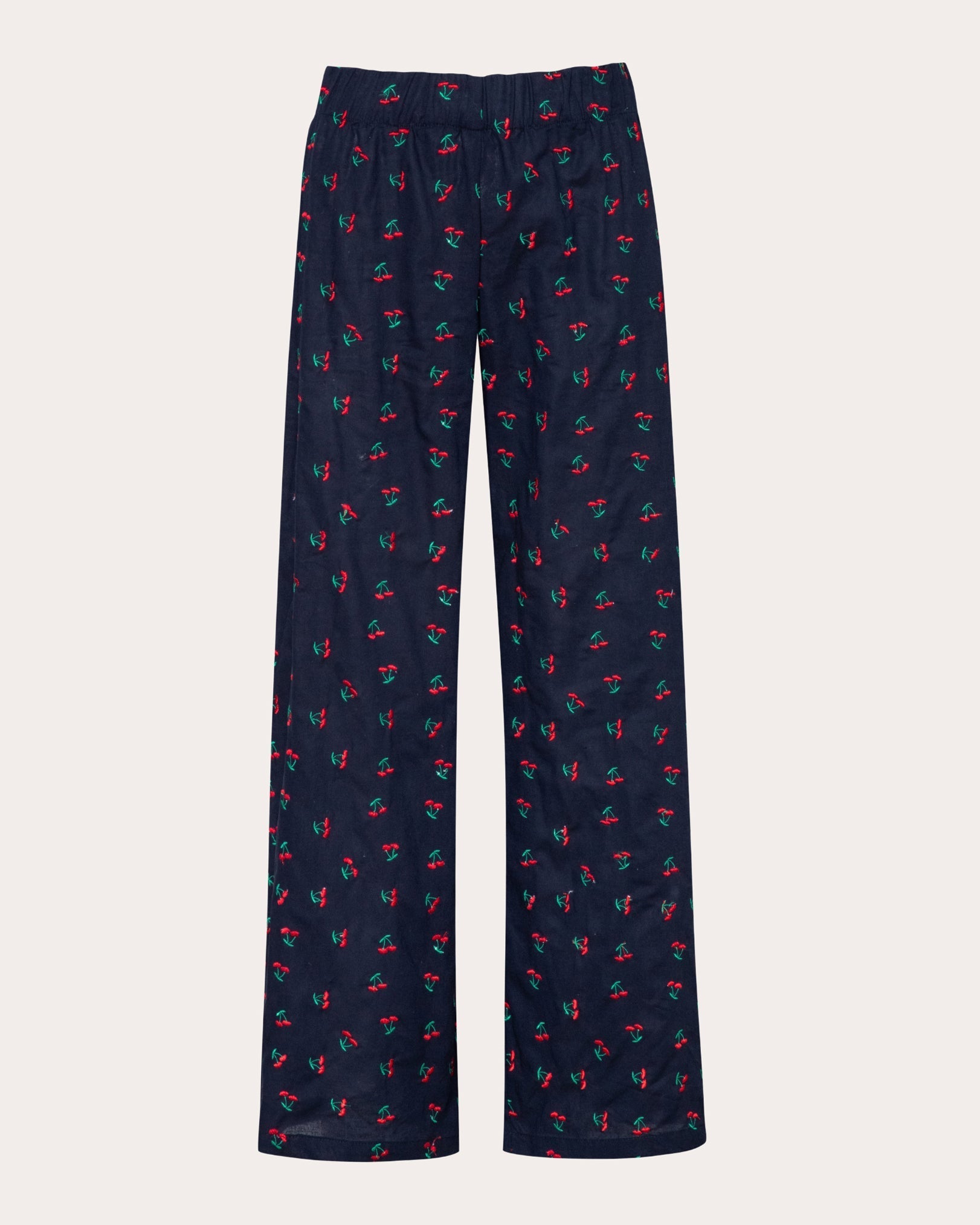 Embroidered Boyfriend Trousers