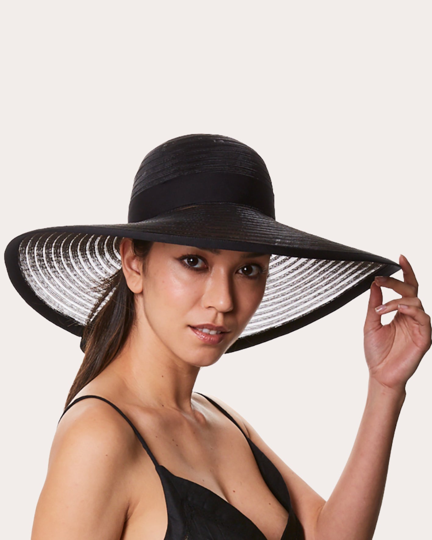 Bunny Grosgrain-Trimmed Mesh Sun Hat