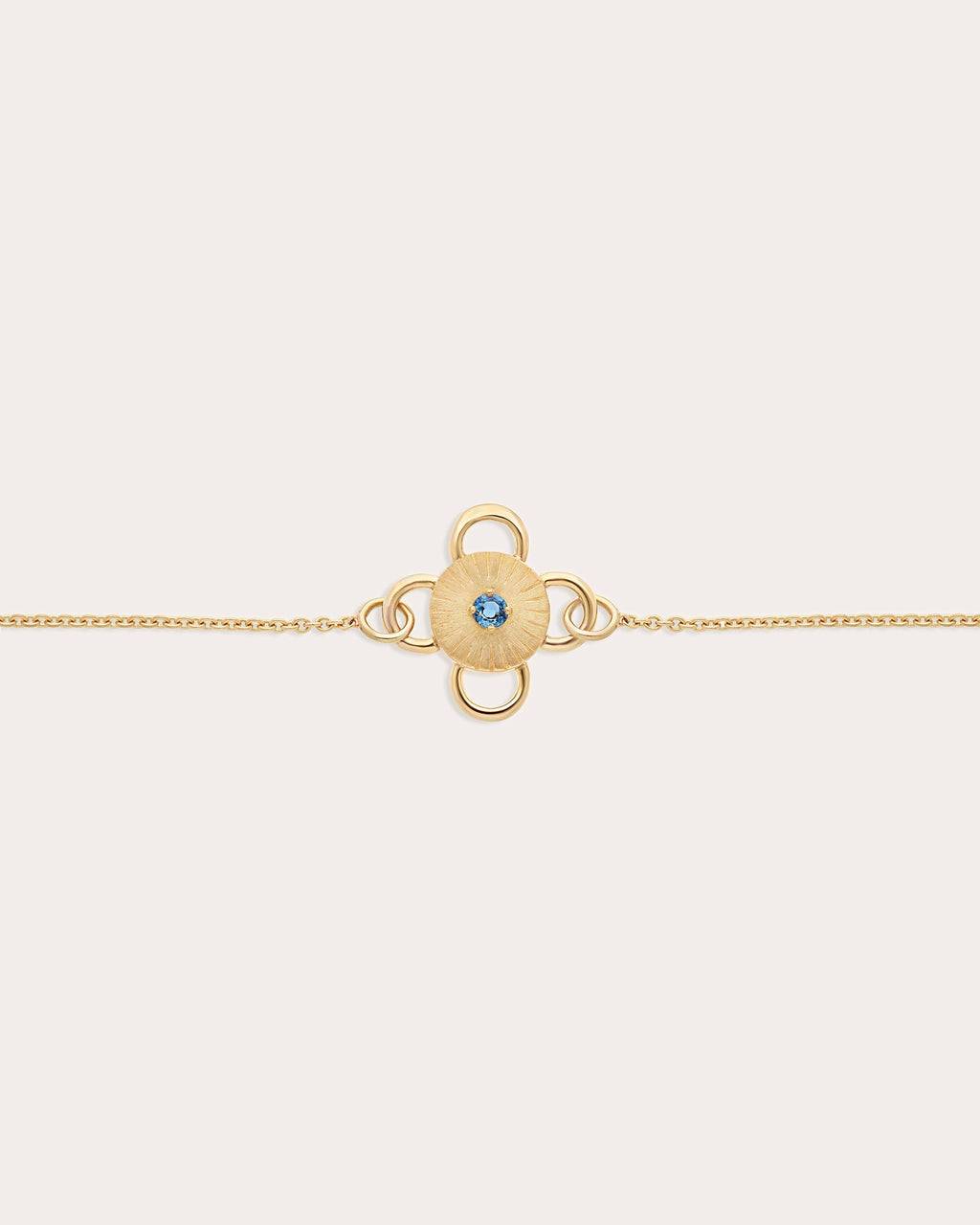 Baby Bolt 18K Gold Sapphire Bracelet