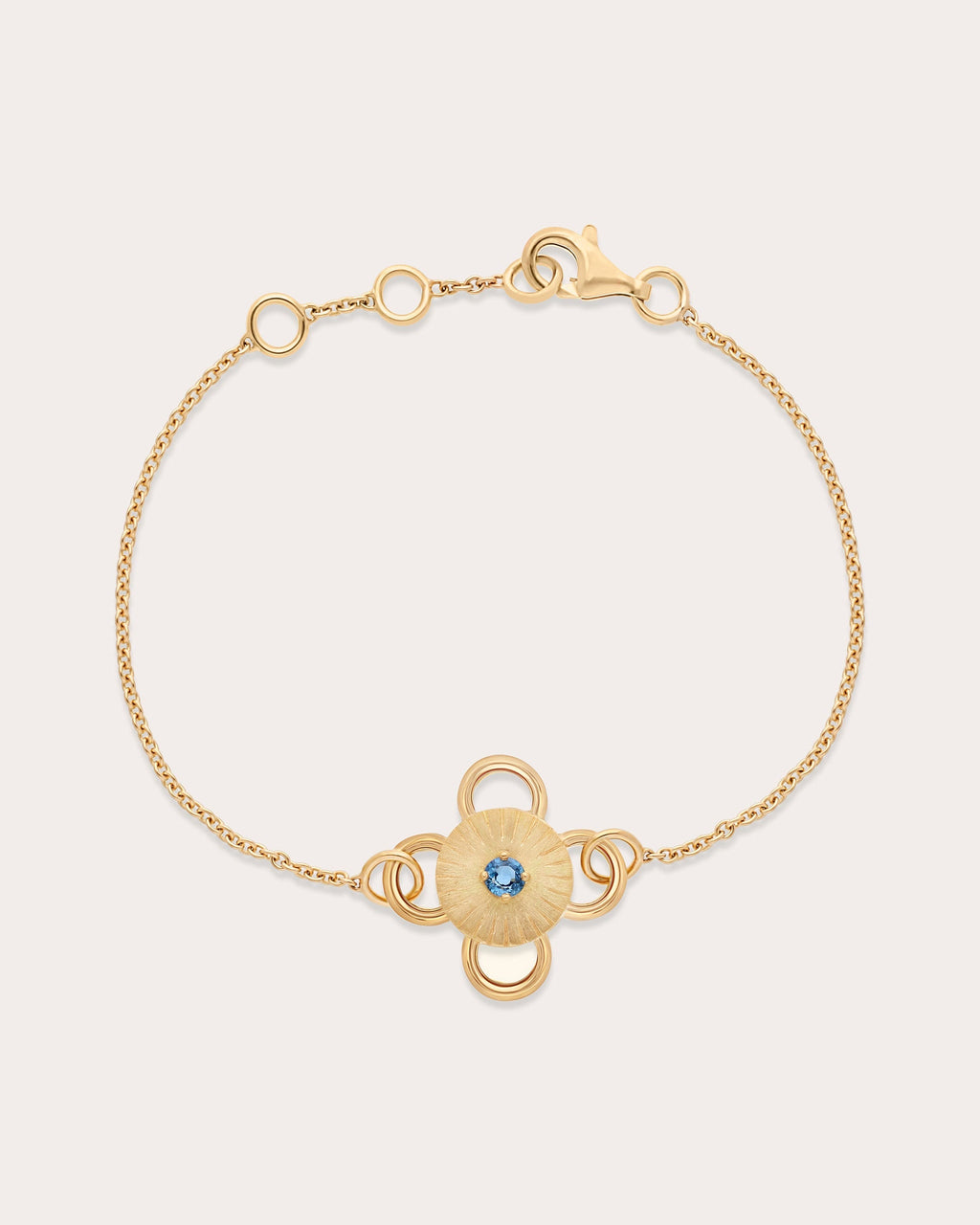 Baby Bolt 18K Gold Sapphire Bracelet