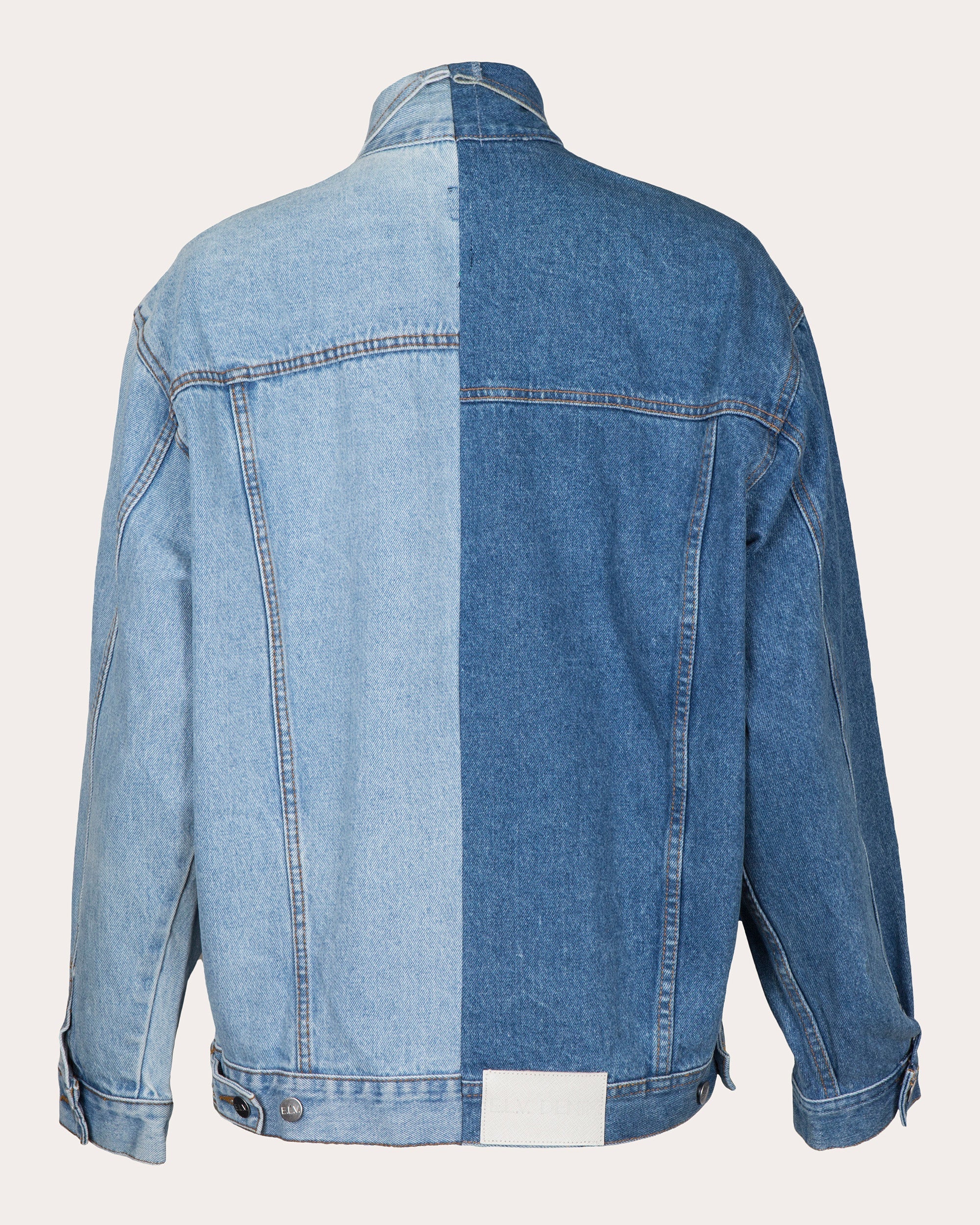 Classic Two-Tone Denim Jacket