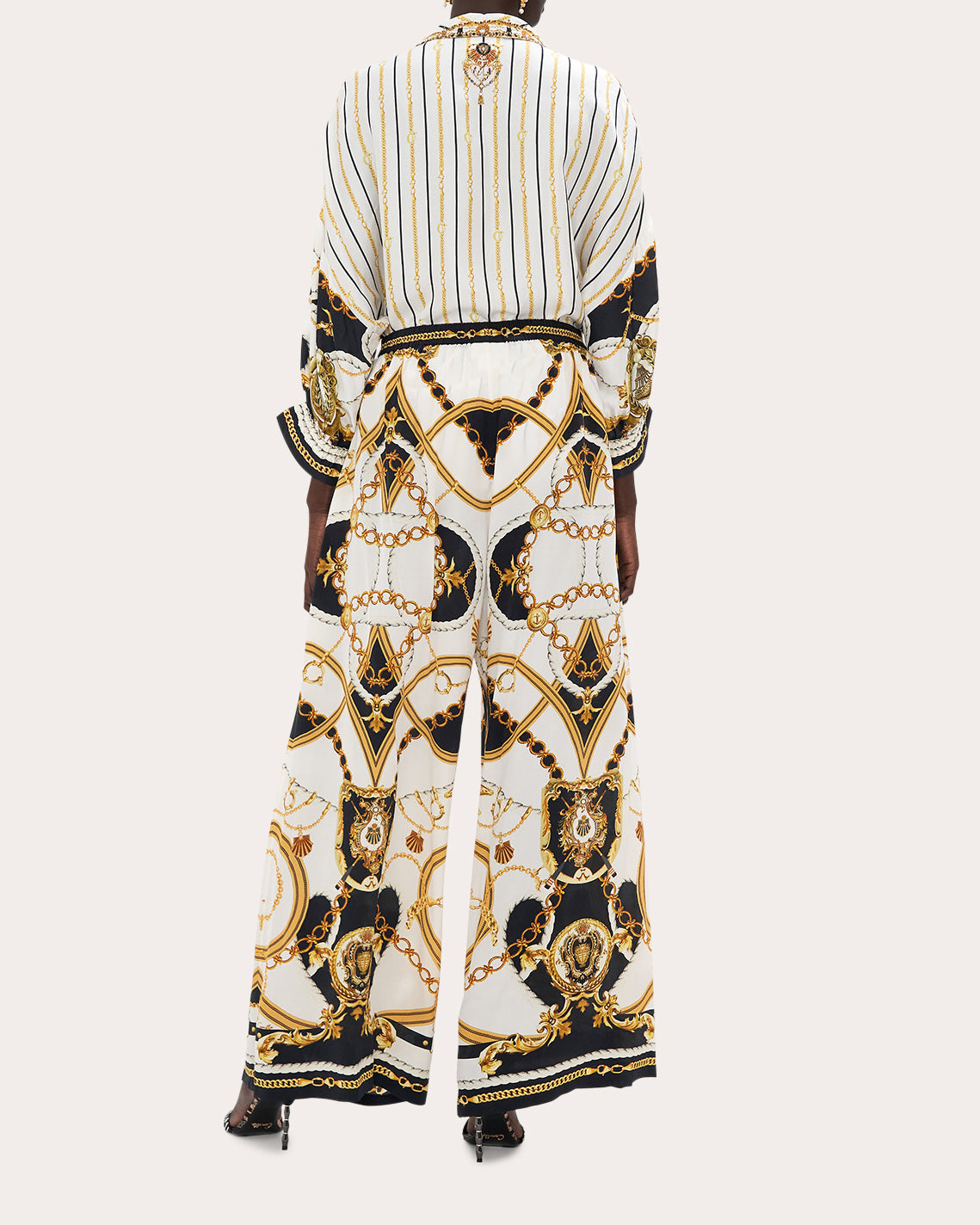 Gathered-Cuff Shirt