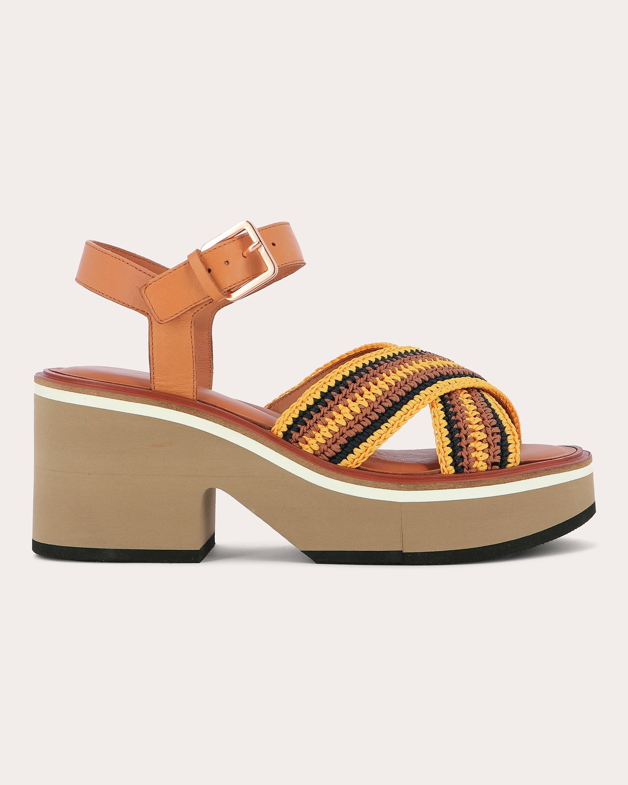 Carya Crocheted Platform Sandal