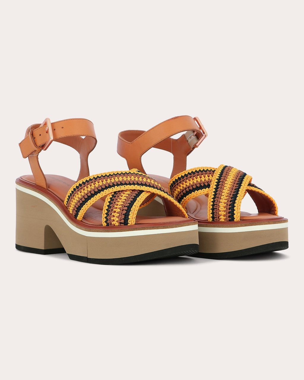 Carya Crocheted Platform Sandal