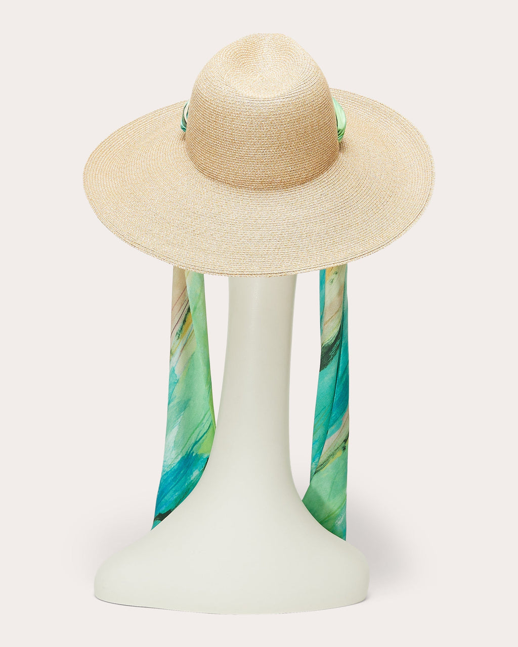 Cassidy Printed Satin-Trimmed Fedora