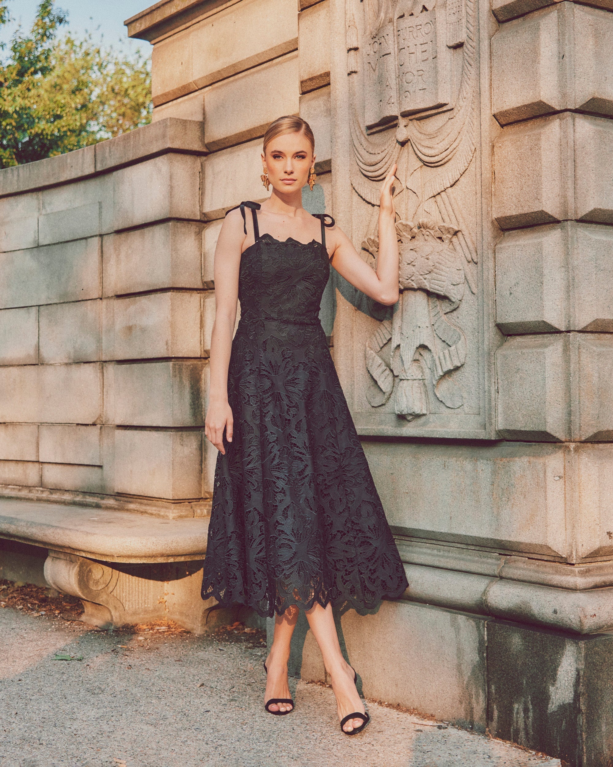 Cataleya Lace Midi Dress