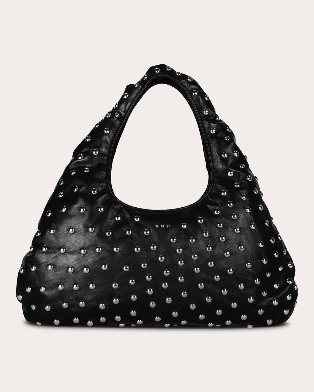 Large Cloud Studded-Leather Shoulder Bag