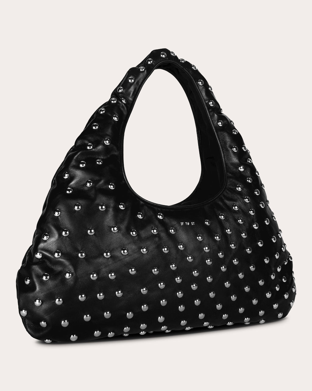 Large Cloud Studded-Leather Shoulder Bag