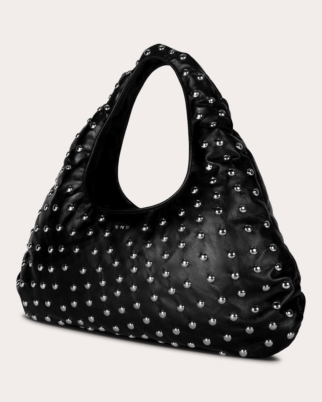 Large Cloud Studded-Leather Shoulder Bag