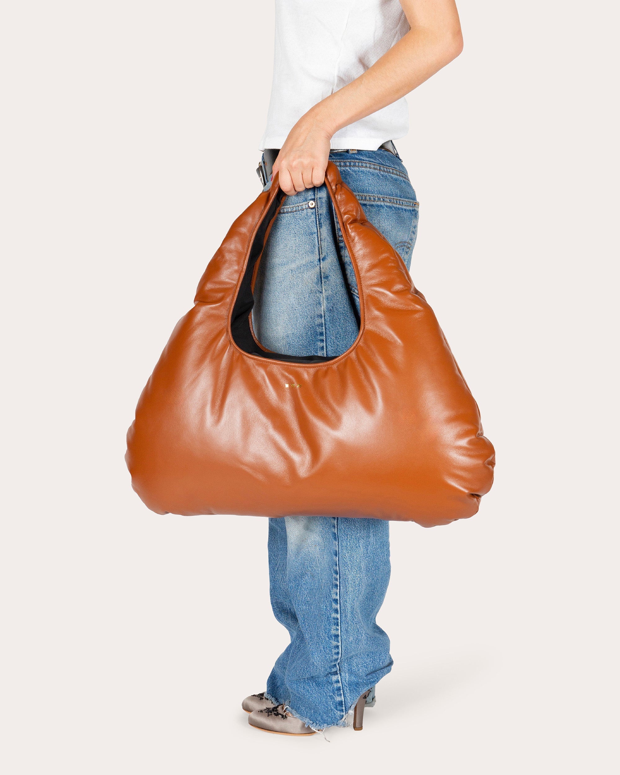 Large Cloud Leather Shoulder Bag