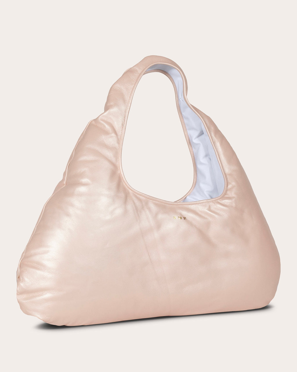 Large Cloud Pearlescent-Leather Shoulder Bag