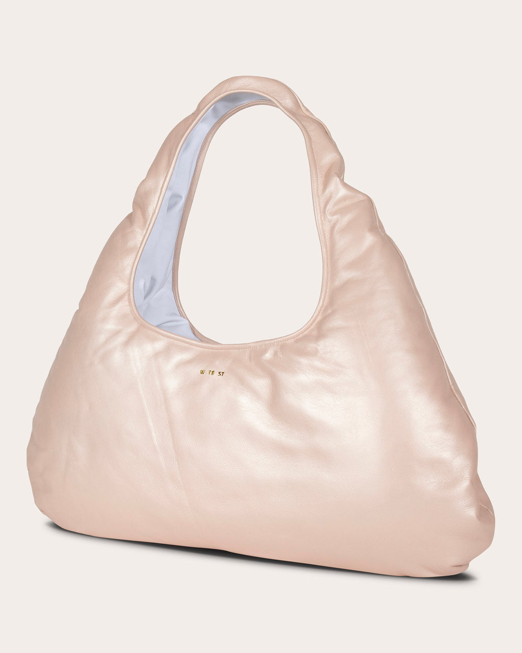 Large Cloud Pearlescent-Leather Shoulder Bag