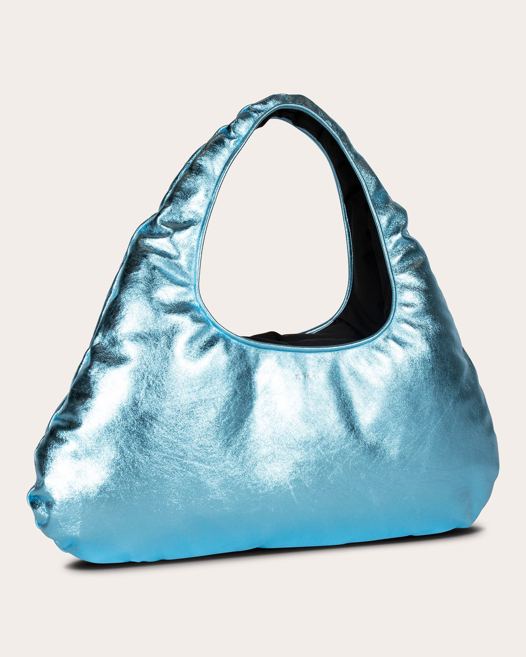 Large Cloud Pearlescent-Leather Shoulder Bag