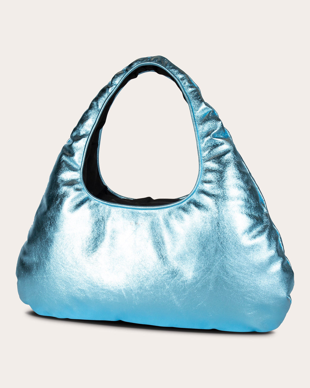 Large Cloud Pearlescent-Leather Shoulder Bag
