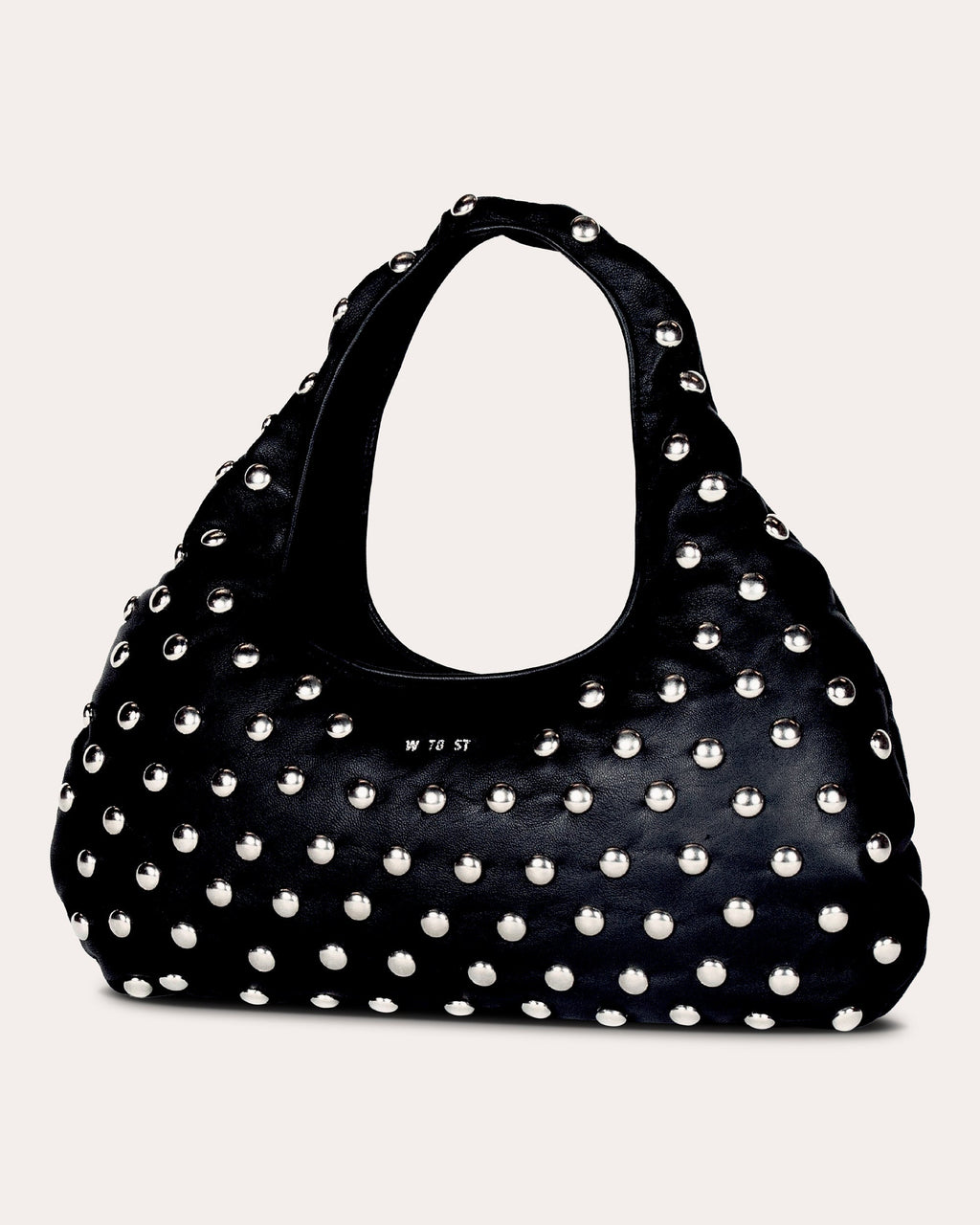 Medium Cloud Studded-Leather Shoulder Bag